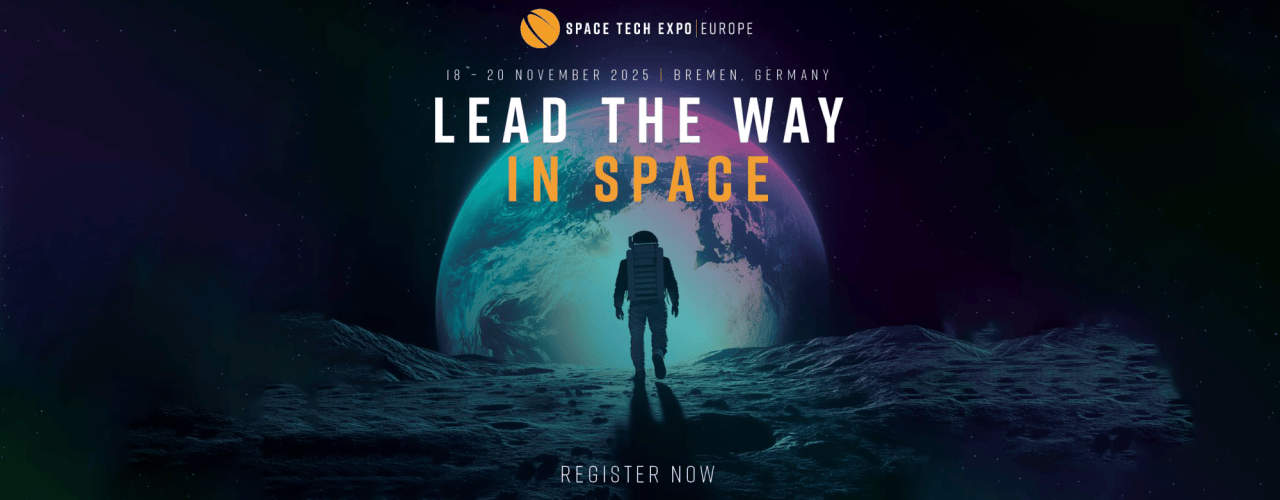 Space Tech Expo Europe 2025 Banner - Lead the Way in Space - Register Now