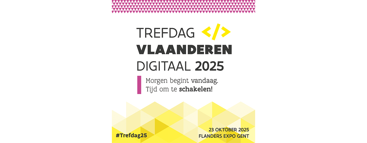 Trefdag Vlaanderen Digitaal 2025 Banner