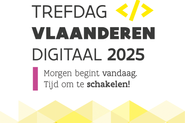 Trefdag Vlaanderen Digitaal 2025 square banner