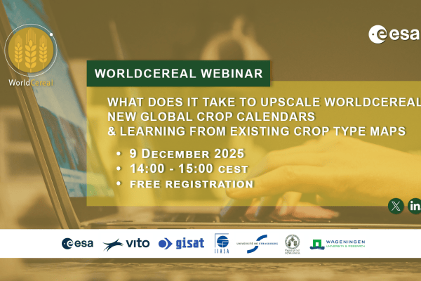 WorldCereal Webinar 4 Website Banner