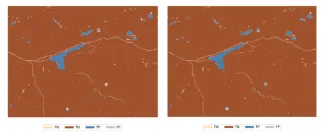 Finetuning a model for water detection on top of CORSA features