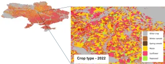WorldCereal System - Custom Crop Type Product for Ukraine