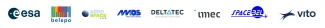 Companies who sponsored or collaborated on the IPERLITE mission: ESA, BELSPO, Aerospacelab, AMOS, Deltatec, IMEC, Spacebel, VITO