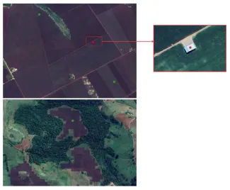 Example from the intersection of two soybean maps in Brazil