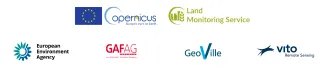 Logos New HRL Products Consortium: Copernicus Land Monitoring Service (CLMS), European Environment Agency (EEA), GAF, GeoVille, VITO Remote Sensing