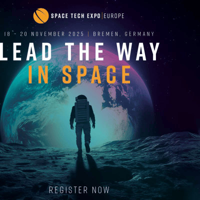 Space Tech Expo Europe 2025 Banner - Lead the Way in Space - Register Now