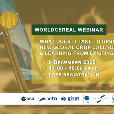 WorldCereal Webinar 4 Website Banner